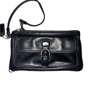 Coach Leather Wristlet